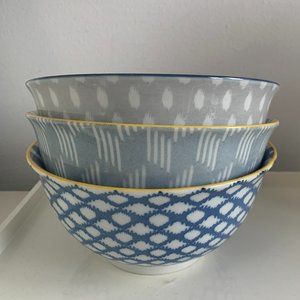 Three West Elm Bowls